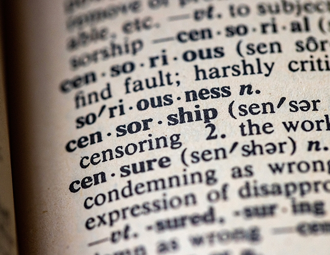 Social censorship?